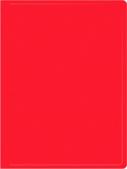 Папка метал.зажим Buro -ECB04CRED A4 пластик 0.5мм красный