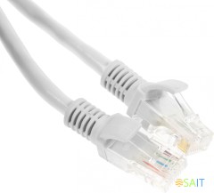 Патч-корд Premier PP6U-5M 10000Гбит/с UTP 4 пары cat.6 CCA molded 5м серый RJ-45 (m)-RJ-45 (m)