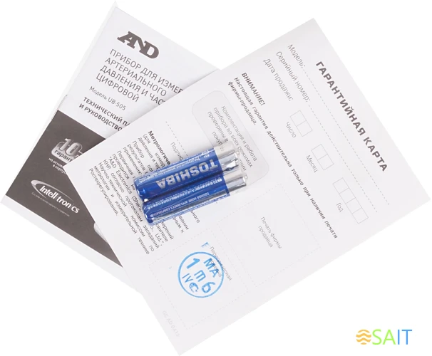 Тонометр запястный A&D UB-505