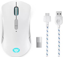 Мышь Lenovo Legion M600 белый оптическая 16000dpi беспров. BT/Radio USB 9but (GY51C96033)