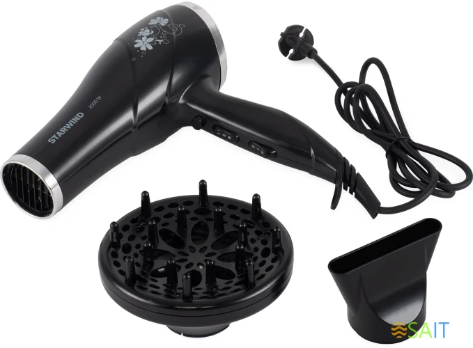 Фен Starwind SHP5816 2000Вт черный