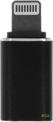 Переходник Buro BU-LIGHT-TYPEC(F) Lightning (m)-USB Type-C (F) черный