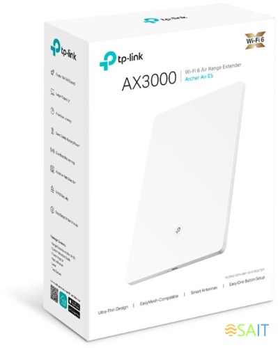 Повторитель беспроводного сигнала TP-Link Archer Air E5 AX3000 Wi-Fi белый