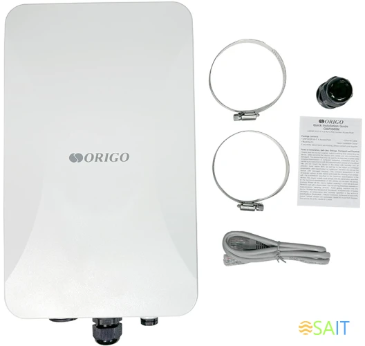 Точка доступа Origo OAP3000M (OAP3000M/A1A) AX3000 100/1000/2500BASE-T белый
