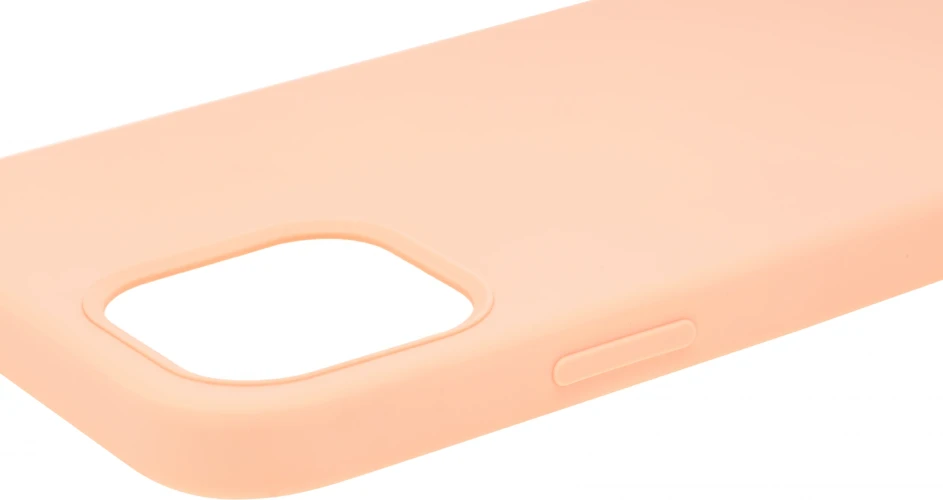 Чехол (клип-кейс) Deppa для Apple iPhone 12/12 Pro Liquid Silicone розовый (87712)