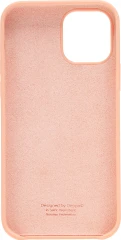 Чехол (клип-кейс) Deppa для Apple iPhone 12/12 Pro Liquid Silicone розовый (87712)