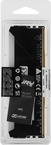 Память DDR4 16GB 3200MHz Kingston KF432C16BB12A/16 Fury Beast RGB RTL Gaming PC4-25600 CL16 DIMM 288-pin 1.35В dual rank с радиатором Ret