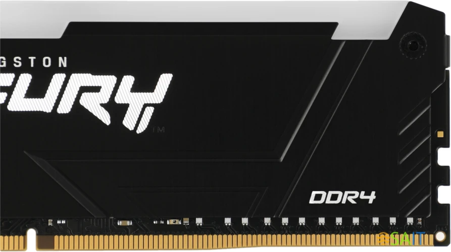 Память DDR4 16GB 3200MHz Kingston KF432C16BB12A/16 Fury Beast RGB RTL Gaming PC4-25600 CL16 DIMM 288-pin 1.35В dual rank с радиатором Ret