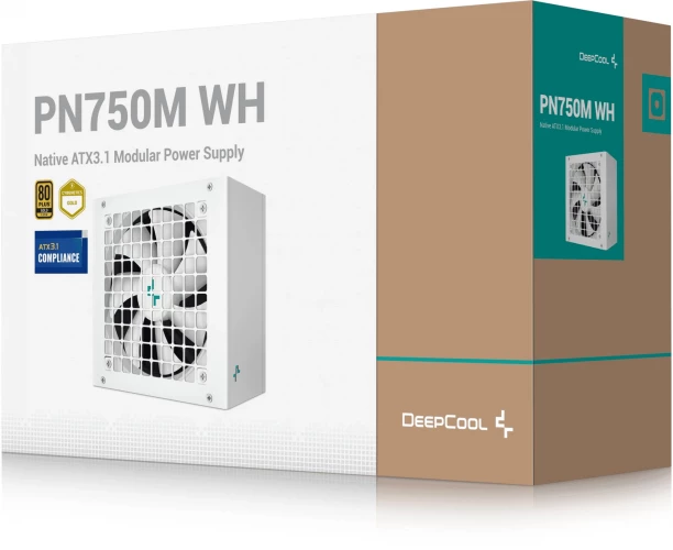 Блок питания Deepcool ATX 750W Game Storm PN750M WH V2 Gen.5 80+ gold (20+4pin) APFC 120mm fan 8xSATA RTL