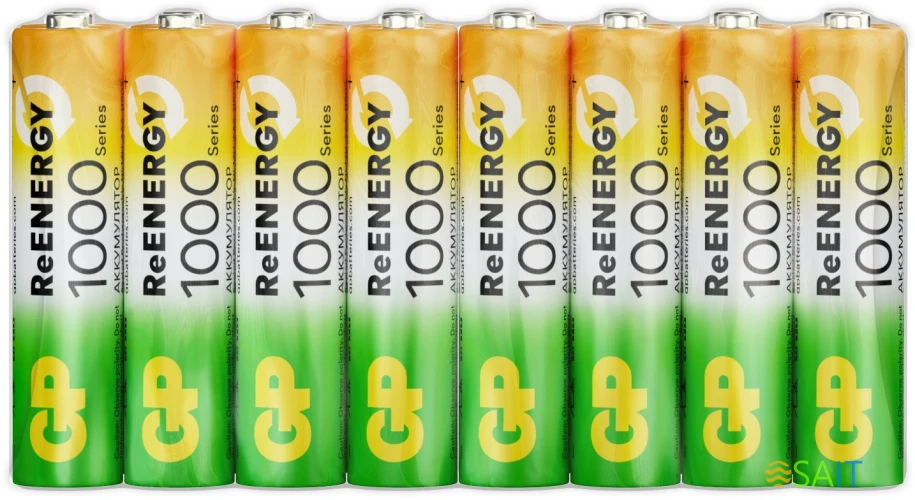 Аккумулятор GP 100AAAHCRGY-B AAA NiMH 1000mAh (16шт) спайка
