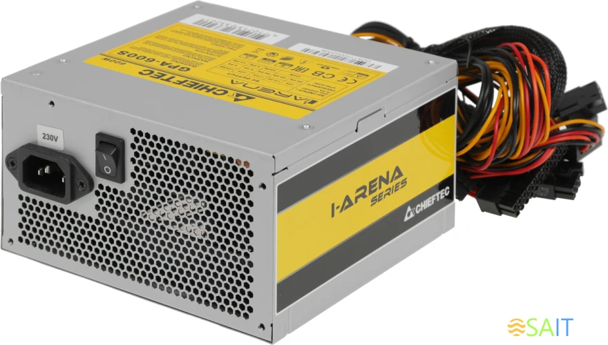 Блок питания Chieftec ATX 600W iArena GPA-600S (20+4pin) APFC 120mm fan 4xSATA