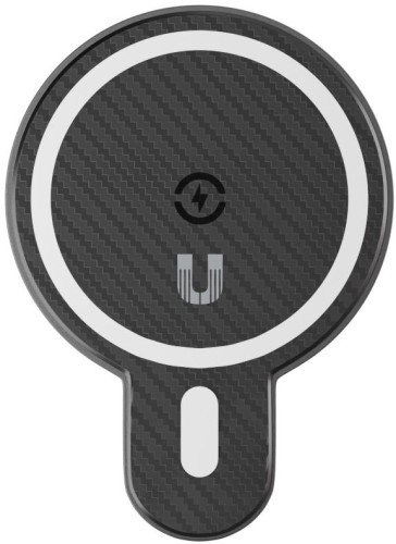Держатель Uzay магнитный беспров.з/у. черный для смартфонов (UZ-MA-20-BK)