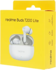 Гарнитура внутриканальные Realme Buds T200 Lite серый беспроводные bluetooth в ушной раковине (6941764454507)