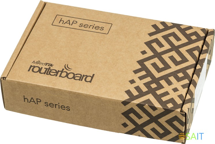 Роутер беспроводной MikroTik hAP ac2 (RBD52G-5HACD2HND-TC) AC1200 10/100/1000BASE-TX/4G ready черный