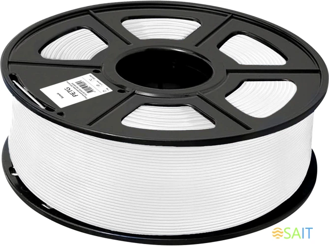 Пластик для принтера 3D Cactus CS-3D-PETG-1KG-WHITE PETG d1.75мм 1кг L316м 1цв.