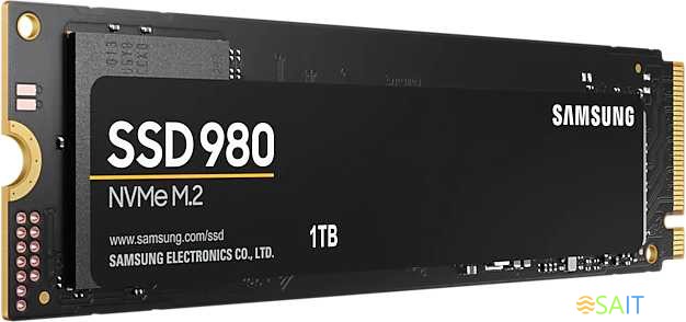 Накопитель SSD Samsung PCIe 3.0 x4 1TB MZ-V8V1T0BW 980 M.2 2280