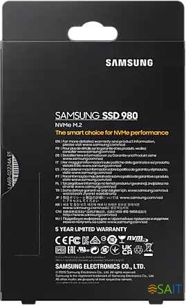 Накопитель SSD Samsung PCIe 3.0 x4 1TB MZ-V8V1T0BW 980 M.2 2280