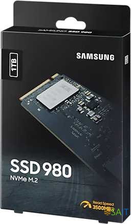 Накопитель SSD Samsung PCIe 3.0 x4 1TB MZ-V8V1T0BW 980 M.2 2280