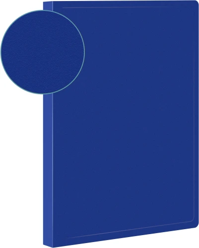 Папка с 60 прозр.вклад. Silwerhof Eco SE-V60BLU A4 пластик 0.7мм синий