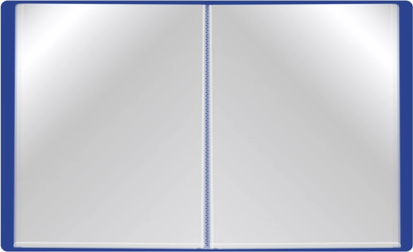 Папка с 60 прозр.вклад. Silwerhof Eco SE-V60BLU A4 пластик 0.7мм синий