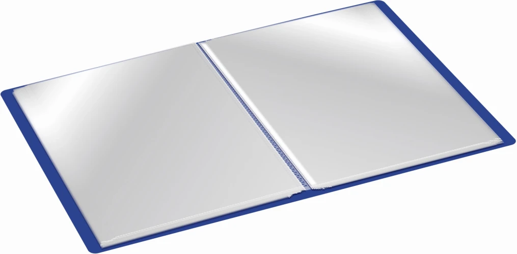 Папка с 60 прозр.вклад. Silwerhof Eco SE-V60BLU A4 пластик 0.7мм синий