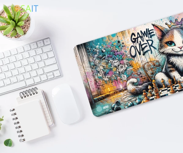 Коврик для мыши Cactus Game Over 900x400x4мм (CS-MP-COR01XXL)