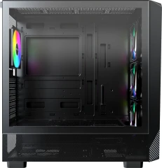 Корпус Montech X5 черный без БП ATX 8x120mm 2x140mm 1xUSB2.0 1xUSB3.0 audio bott PSU