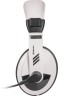 Наушники с микрофоном Defender Gryphon HN-750 белый/черный 2м накладные оголовье (63747)
