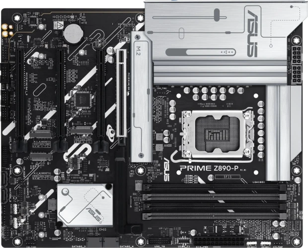 Материнская плата Asus PRIME Z890-P Soc-1851 Intel Z890 4xDDR5 ATX AC`97 8ch(7.1) 2.5Gg RAID+HDMI+DP