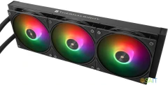 Система водяного охлаждения Thermalright Frozen Warframe 360 ARGB Soc-AM5/AM4/1200/1700/1851 черный 4-pin 29.8dB Al LCD Ret (F-WFRAME-360-BL-ARGB)