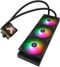 Система водяного охлаждения Thermalright Frozen Warframe 360 ARGB Soc-AM5/AM4/1200/1700/1851 черный 4-pin 29.8dB Al LCD Ret (F-WFRAME-360-BL-ARGB)