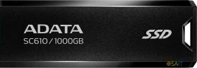 Накопитель SSD A-Data USB 3.1 1TB SC610-1000G-CBK/RD SC610 1.8" черный