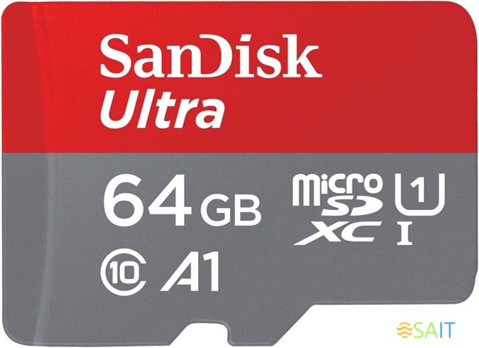 Флеш карта microSDXC 64GB Sandisk SDSQUAB-064G-GN6MN Ultra w/o adapter