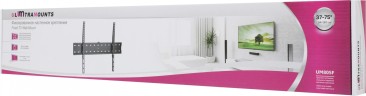 Кронштейн для телевизора Ultramounts UM805F черный 37"-70" макс.40кг настенный фиксированный