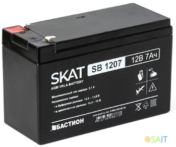Батарея для ИБП Бастион SKAT SB 1207 12В 7Ач