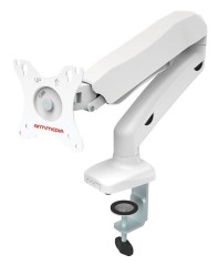 Кронштейн для мониторов Arm Media LCD-T21w белый 15"-32" макс.6.5кг настольный поворот и наклон верт.перемещ.