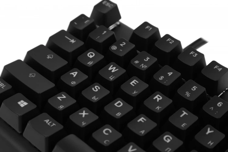 Клавиатура Steelseries Apex 7 Red Switch Ru механическая черный USB Multimedia for gamer LED (подставка для запястий) (64642)