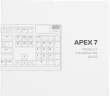 Клавиатура Steelseries Apex 7 Red Switch Ru механическая черный USB Multimedia for gamer LED (подставка для запястий) (64642)