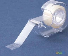 Клейкая лента двухсторонняя двусторонняя Deli EA694 прозрачная шир.18мм дл.6м на диспенсере