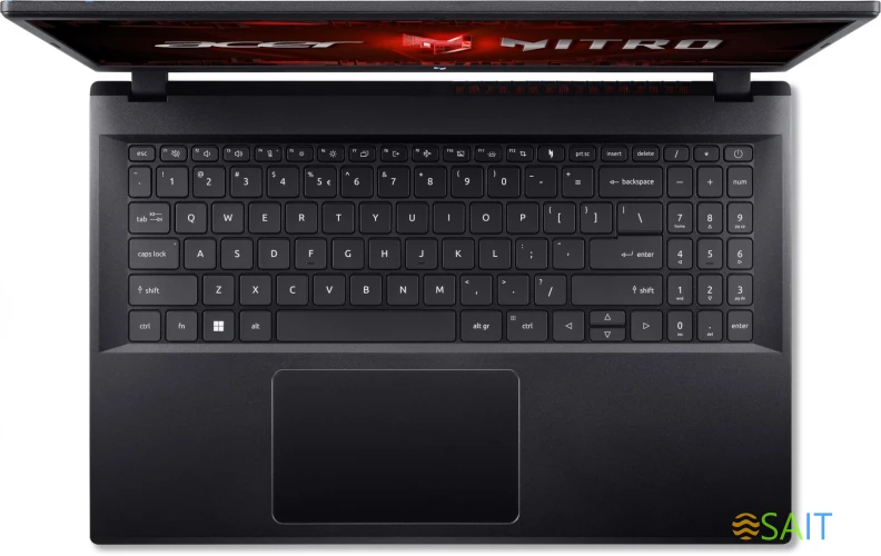 Ноутбук Acer Nitro V 15 ANV15-51-735K Core i7 13620H 16Gb SSD512Gb NVIDIA GeForce RTX4050 6Gb 15.6" IPS FHD (1920x1080) noOS black WiFi BT Cam (NH.QNBER.002)