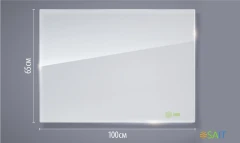Доска стеклянная Cactus CS-GBD-65X100-WT-TM Сквозное крепление стекло белый 65x100см стекло крепления