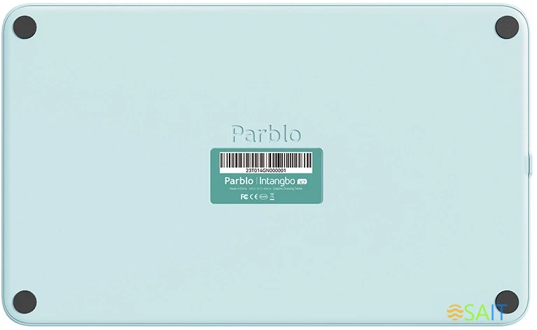 Графический планшет Parblo Intangbo X7 USB Type-C зеленый