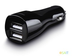 Автомобильное зар./устр. Hama H-173609 2.4A+2.4A 2xUSB универсальное черный (00173609)
