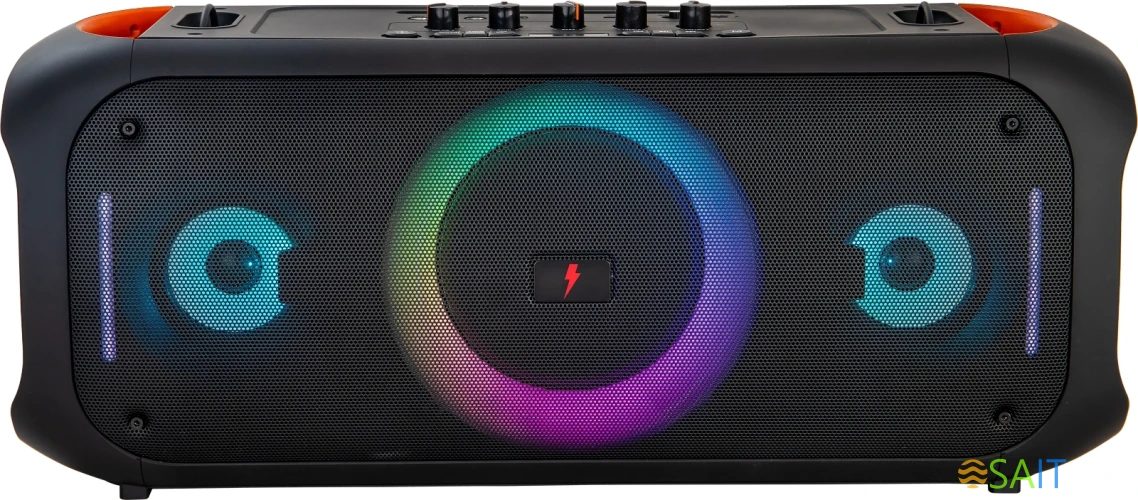 Колонка порт. Ural Молния 7500 черный 750W 2.1 BT/3.5Jack 10м 6000mAh (УРАЛ МОЛНИЯ 7500)