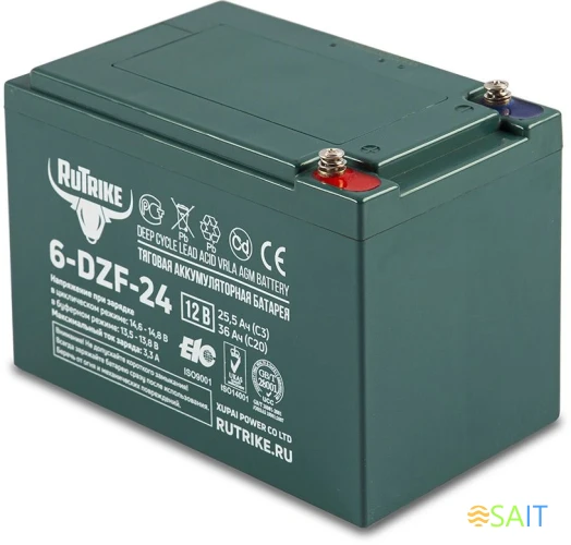 Батарея для ИБП Rutrike 6-DZF-24 12В 24Ач