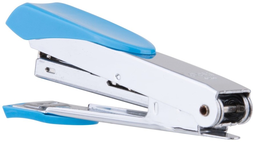 Степлер Deli E0260 N10 (12листов) встроенный антистеплер ассорти 50скоб коробка