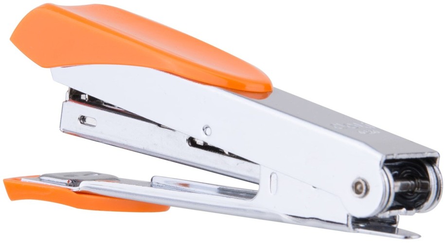 Степлер Deli E0260 N10 (12листов) встроенный антистеплер ассорти 50скоб коробка