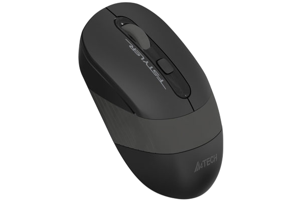 Мышь A4Tech Fstyler FG10 черный/серый оптич. 2000dpi беспров. USB 4but (FG10 GREY) A4Tech FG10 GREY
