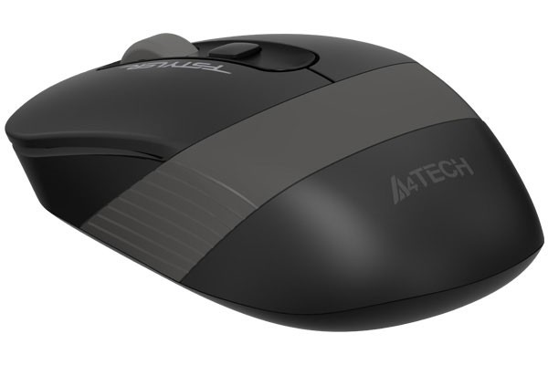 Мышь A4Tech Fstyler FG10 черный/серый оптич. 2000dpi беспров. USB 4but (FG10 GREY) A4Tech FG10 GREY
