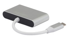 Устройство чтения карт памяти USB Type-C Digma CR-C2501-S серебристый